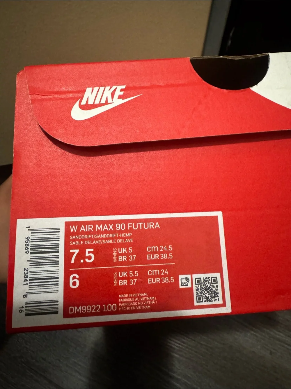 Nike Women’s Beige, Pink & Tan Air Max Sneaker - Picture 4 of 4